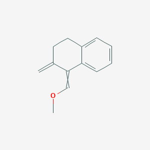 molecular formula C13H14O B12562272 1-(Methoxymethylidene)-2-methylidene-1,2,3,4-tetrahydronaphthalene CAS No. 195155-22-7