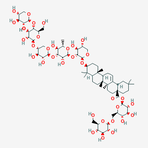 molecular formula C69H112O34 B1256232 Hookeroside B 