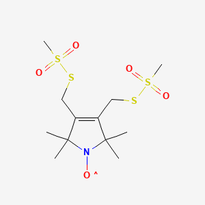 1H-Pyrrol-1-yloxy, 2,5-dihydro-2,2,5,5-tetramethyl-3,4-bis[[(methylsulfonyl)thio]methyl]-(9CI)