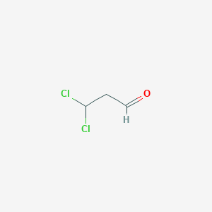 molecular formula C3H4Cl2O B1256237 3,3-Dichloropropanal CAS No. 14538-09-1