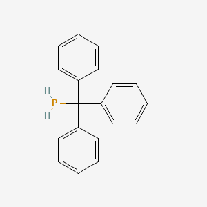 molecular formula C19H17P B12562432 (Triphenylmethyl)phosphane CAS No. 143610-29-1