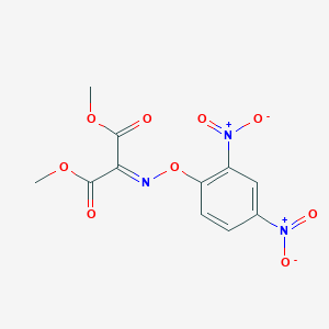 molecular formula C11H9N3O9 B12562452 Dimethyl [(2,4-dinitrophenoxy)imino]propanedioate CAS No. 188835-54-3