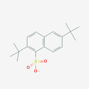 molecular formula C18H23O3S- B1256252 Dibunas 