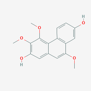 molecular formula C17H16O5 B1256257 Gymnopusin 