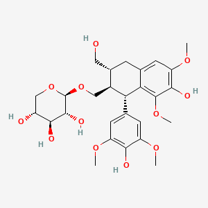 molecular formula C27H36O12 B1256259 Lyoniside CAS No. 34425-25-7
