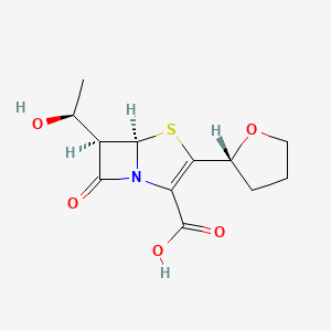 6beta-[(S)-1-hydroxyethyl]-2-[(R)-tetrahydrofuran-2-yl]pen-2-em-3-carboxylic acid