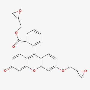 (oxiran-2-yl)methyl 2-{6-[(oxiran-2-yl)methoxy]-3-oxo-3H-xanthen-9-yl}benzoate