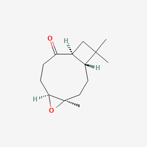 (1R,4R,6S,10S)-4,12,12-trimethyl-5-oxatricyclo[8.2.0.04,6]dodecan-9-one