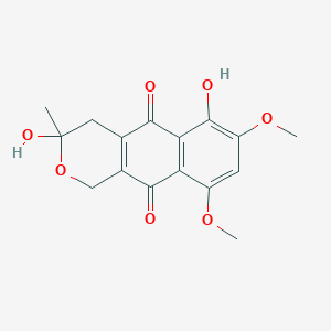 molecular formula C16H16O7 B1256278 8-O-methylfusarubin CAS No. 73618-70-9