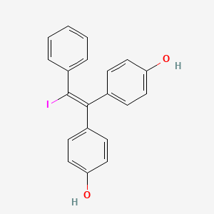 molecular formula C20H15IO2 B1256282 V2R5XJJMKY CAS No. 116337-11-2