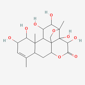 molecular formula C20H28O9 B1256284 Bruceine E 