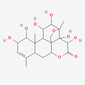 molecular formula C20H28O9 B1256284 bruceineE 
