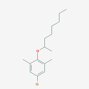 molecular formula C16H25BrO B12562876 5-Bromo-1,3-dimethyl-2-[(octan-2-yl)oxy]benzene CAS No. 154591-12-5