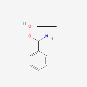 molecular formula C11H17NO2 B12562924 (tert-Butylamino)(phenyl)methaneperoxol CAS No. 194362-51-1