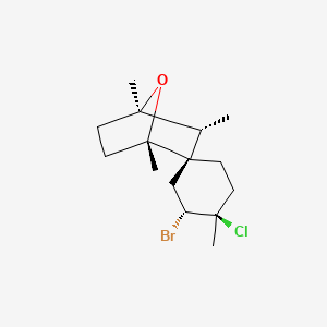 molecular formula C15H24BrClO B1256293 Pannosane 