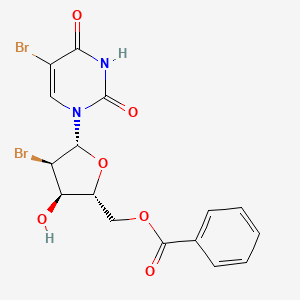 molecular formula C16H14Br2N2O6 B12562980 5'-O-Benzoyl-2',5-dibromo-2'-deoxyuridine CAS No. 202002-13-9