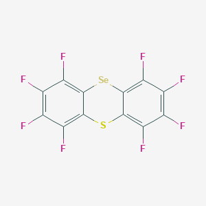 molecular formula C12F8SSe B012563 Phenothiaselenin, octafluoro- CAS No. 19638-34-7