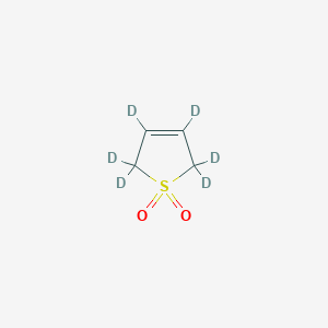 molecular formula C4H6O2S B125630 3-Sulfolene-D6 CAS No. 41908-25-2