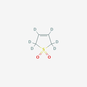 B125630 2,2,3,4,5,5-Hexadeuteriothiophene 1,1-dioxide CAS No. 41908-25-2