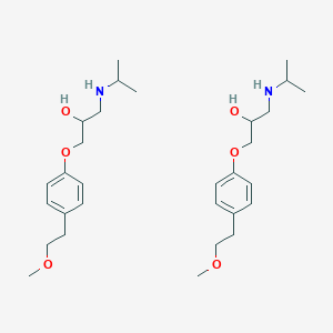 molecular formula C30H50N2O6 B1256307 1-[4-(2-Methoxyethyl)phenoxy]-3-(propan-2-ylamino)-2-propanol 