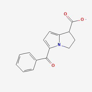molecular formula C15H12NO3- B1256309 Ketorolac(1-) 