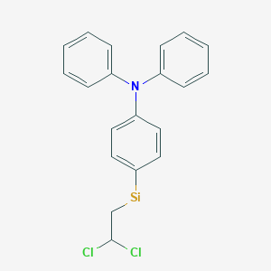 molecular formula C20H17Cl2NSi B12563116 CID 78061661 