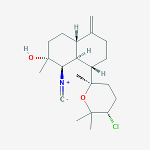 (1R,2R,4aS,8S,8aS)-8-[(2R,5S)-5-chloro-2,6,6-trimethyloxan-2-yl]-1-isocyano-2-methyl-5-methylidene-1,3,4,4a,6,7,8,8a-octahydronaphthalen-2-ol