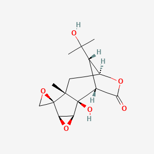 molecular formula C15H20O6 B1256320 Coriatin 