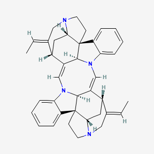 molecular formula C38H40N4 B1256321 Bisnordihydrotoxyferine 