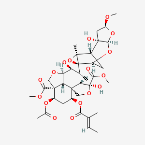 molecular formula C36H48O17 B1256323 Vepaol 