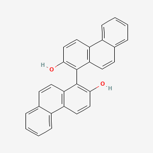molecular formula C28H18O2 B12563274 [1,1'-Biphenanthrene]-2,2'-diol CAS No. 196865-17-5