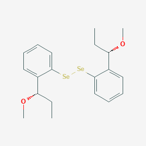 molecular formula C20H26O2Se2 B12563515 Bis{2-[(1S)-1-methoxypropyl]phenyl}diselane CAS No. 200639-98-1