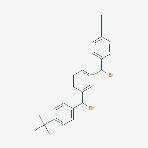 molecular formula C28H32Br2 B12563605 1,1'-[1,3-Phenylenebis(bromomethylene)]bis(4-tert-butylbenzene) CAS No. 189337-26-6