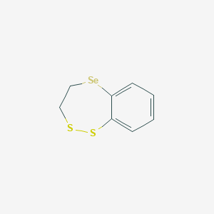 molecular formula C8H8S2Se B12563636 3,4-Dihydro-1,2,5-benzodithiaselenepine CAS No. 195209-94-0
