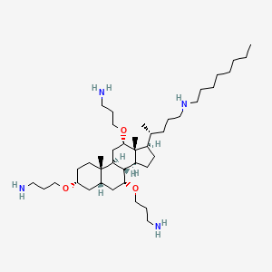 molecular formula C41H80N4O3 B1256365 Ceragenin CSA-13 