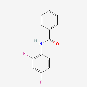 molecular formula C13H9F2NO B12563661 N-(2,4-difluorophenyl)benzamide CAS No. 201995-09-7