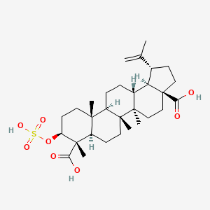 molecular formula C30H46O8S B1256367 Gypsophilin 