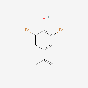 molecular formula C9H8Br2O B12563696 2,6-Dibromo-4-(prop-1-en-2-yl)phenol CAS No. 167782-30-1