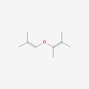 molecular formula C9H16O B12563699 2-Methyl-3-[(2-methylprop-1-en-1-yl)oxy]but-2-ene CAS No. 188739-07-3