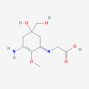 molecular formula C10H16N2O5 B1256371 Palythine 