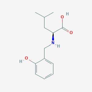molecular formula C13H19NO3 B12563716 N-(2-Hydroxybenzyl)-L-leucine CAS No. 175029-33-1
