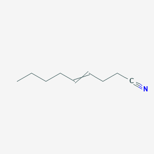 molecular formula C9H15N B12563733 Non-4-enenitrile CAS No. 144270-74-6