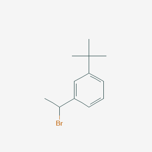 molecular formula C12H17Br B12563744 1-(1-Bromoethyl)-3-tert-butylbenzene CAS No. 155734-75-1