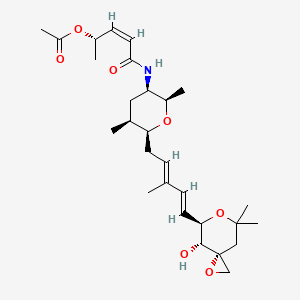 molecular formula C28H43NO7 B1256378 Meayamycin 