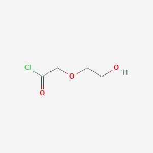 molecular formula C4H7ClO3 B12563799 (2-Hydroxyethoxy)acetyl chloride CAS No. 144429-87-8