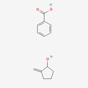 molecular formula C13H16O3 B12563811 Benzoic acid--2-methylidenecyclopentan-1-ol (1/1) CAS No. 195151-41-8