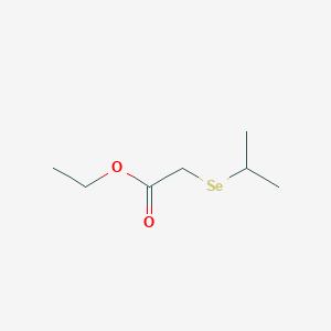 molecular formula C7H14O2Se B12563819 Ethyl [(propan-2-yl)selanyl]acetate CAS No. 190599-98-5