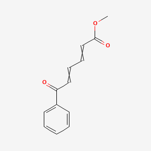 molecular formula C13H12O3 B12563840 Methyl 6-oxo-6-phenylhexa-2,4-dienoate CAS No. 200615-25-4