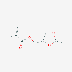 molecular formula C9H14O4 B12563859 (2-Methyl-1,3-dioxolan-4-yl)methyl 2-methylprop-2-enoate CAS No. 294674-93-4