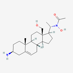 molecular formula C23H38N2O3 B1256389 Holadysenterine 